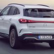 Mercedes-Benz EQA revealed – electric GLA with 190 PS, 375 Nm, 0-100 km/h in 8.9 secs, 426 km range