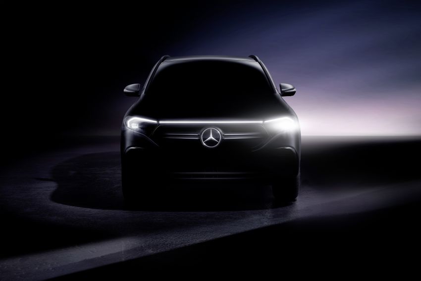Mercedes-Benz EQA revealed – electric GLA with 190 PS, 375 Nm, 0-100 km/h in 8.9 secs, 426 km range 1237286