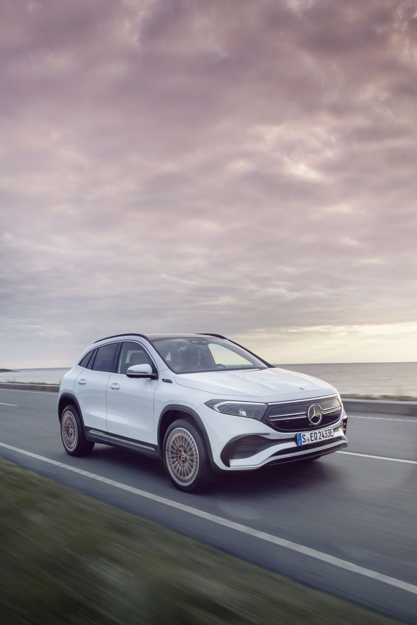 Mercedes-Benz EQA revealed – electric GLA with 190 PS, 375 Nm, 0-100 km/h in 8.9 secs, 426 km range 1237404