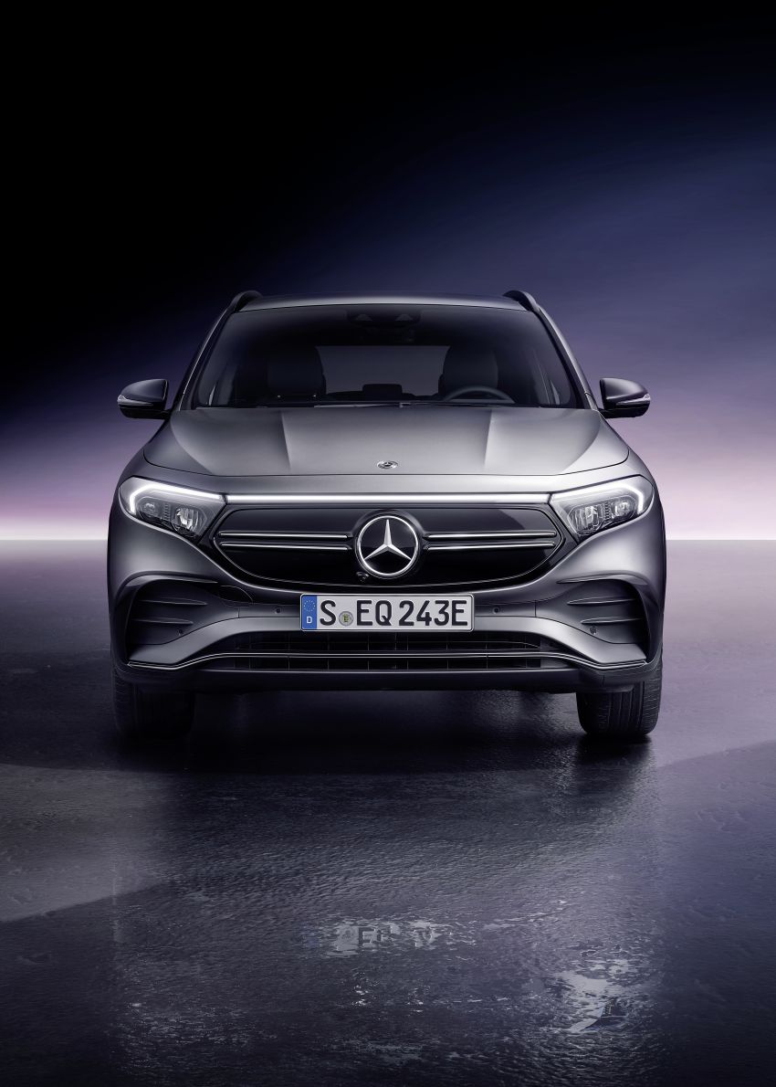 Mercedes-Benz EQA revealed – electric GLA with 190 PS, 375 Nm, 0-100 km/h in 8.9 secs, 426 km range 1237287