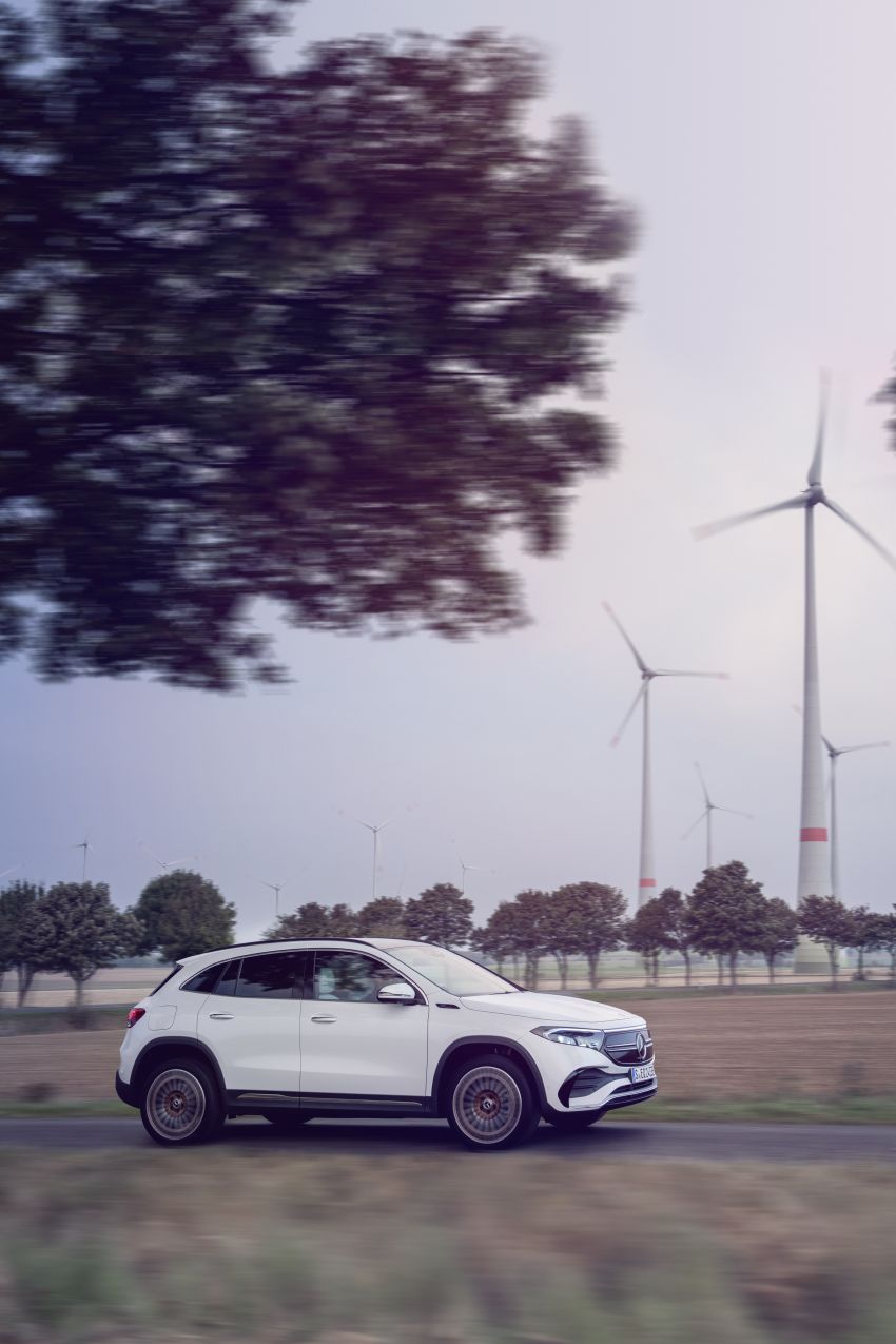 Mercedes-Benz EQA revealed – electric GLA with 190 PS, 375 Nm, 0-100 km/h in 8.9 secs, 426 km range 1237375