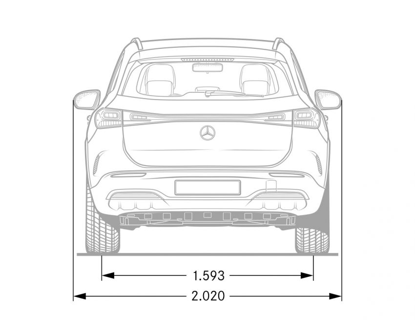 Mercedes-Benz EQA revealed – electric GLA with 190 PS, 375 Nm, 0-100 km/h in 8.9 secs, 426 km range 1237387