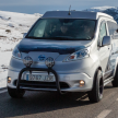 Nissan e-NV200 Winter Camper concept turns electric van into off-road motorhome with kitchen and beds