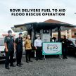 Petronas bawa trak pam minyak bergerak ROVR ke kawasan banjir di Kuala Lipis dengan 3,000L bahan api