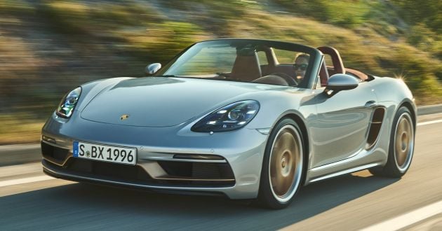 Porsche Boxster 25 Years revealed as tribute model – based on 718 Boxster GTS 4.0, limited to 1,250 units