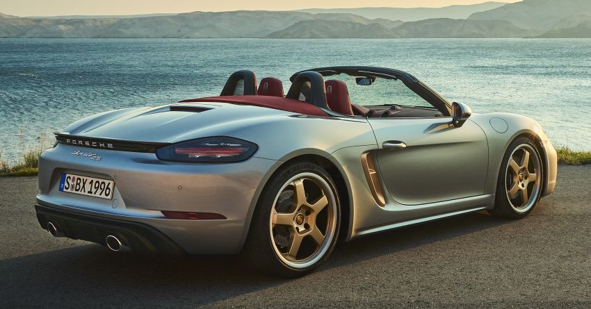 Porsche Boxster 25 Years revealed as tribute model – based on 718 Boxster GTS 4.0, limited to 1,250 units 1234272