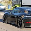 SPYSHOTS: Porsche 718 Cayman GT4 RS on test; centre-lock wheels, GT3/GT2 RS wheel arch vents