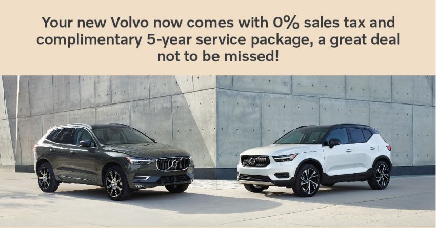 AD: Enjoy 0% sales tax and free 5-year service when you buy a new Volvo from Sime Darby Swedish Auto 1234527