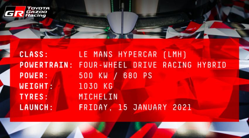 Toyota Le Mans Hypercar racer to debut January 15 1231628
