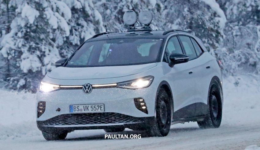 SPIED: Volkswagen ID.4 GTX runs cold-weather tests 1231852