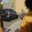 smart EQ fortwo edition bluedawn: city EV, Brabus bits