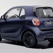 smart EQ fortwo edition bluedawn: city EV, Brabus bits