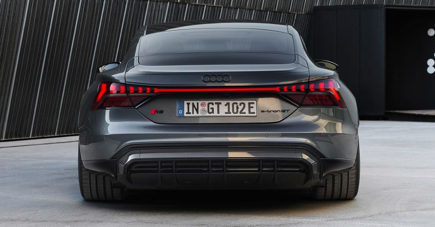 2021 Audi e-tron GT quattro, RS e-tron GT debut – two motors, up to 646 PS, 0-100 in 3.3 secs; 487 km range Image #1246441