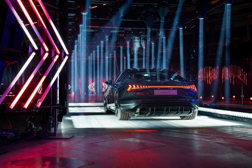2021 Audi e-tron GT quattro, RS e-tron GT debut – two motors, up to 646 PS, 0-100 in 3.3 secs; 487 km range Image #1246471
