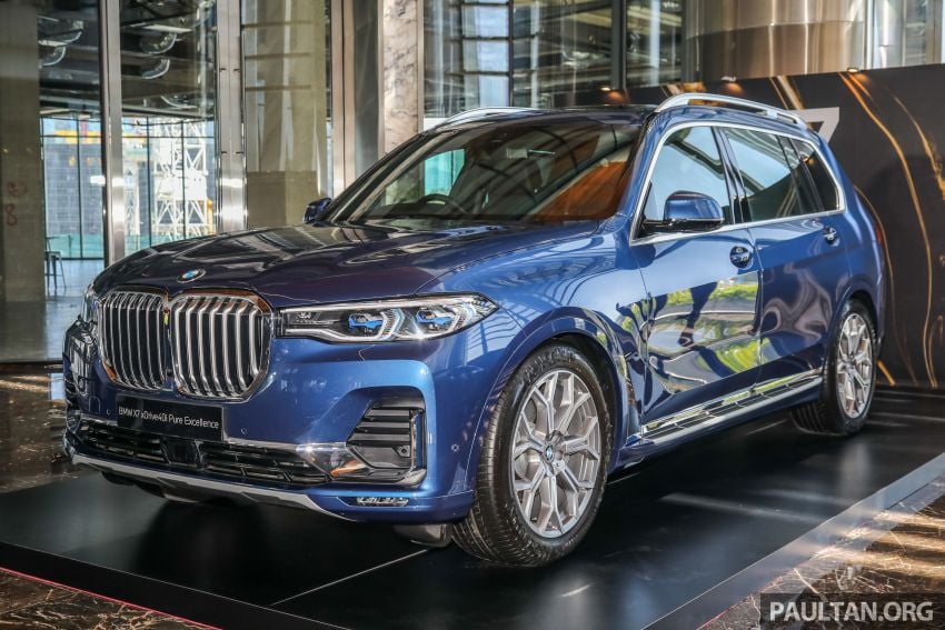 G07 BMW X7 previewed in CKD form – sole xDrive40i Design Pure Excellence variant; RM708,000 estimated 1255027