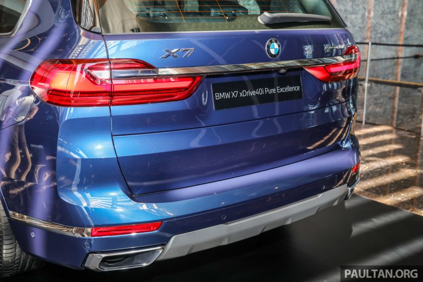 G07 BMW X7 previewed in CKD form – sole xDrive40i Design Pure Excellence variant; RM708,000 estimated 1255077