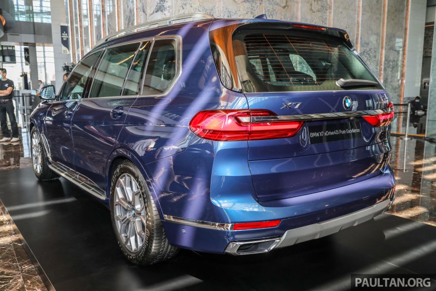 G07 BMW X7 previewed in CKD form – sole xDrive40i Design Pure Excellence variant; RM708,000 estimated 1255030