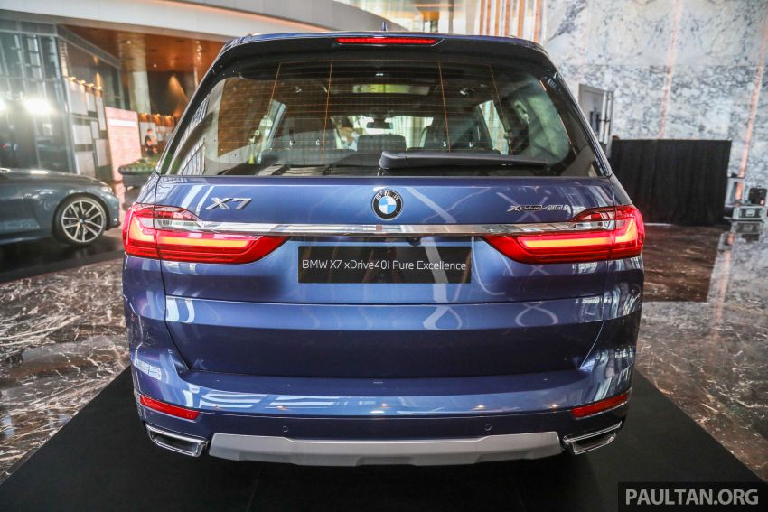 G07 BMW X7 previewed in CKD form – sole xDrive40i Design Pure Excellence variant; RM708,000 estimated 1255037
