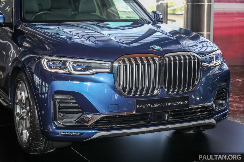 G07 BMW X7 previewed in CKD form – sole xDrive40i Design Pure Excellence variant; RM708,000 estimated 1255039