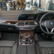 G07 BMW X7 previewed in CKD form – sole xDrive40i Design Pure Excellence variant; RM708,000 estimated