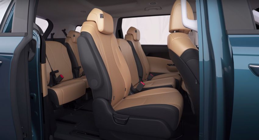 Kia Carnival 11-seater cabin setup detailed; centre-assist seats, stowable 4th row, flat-folding function 1242237