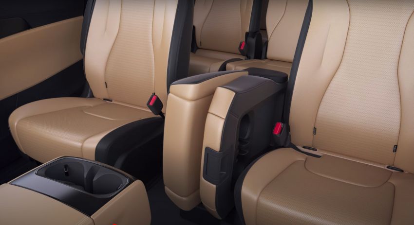 Kia Carnival 11-seater cabin setup detailed; centre-assist seats, stowable 4th row, flat-folding function 1242228