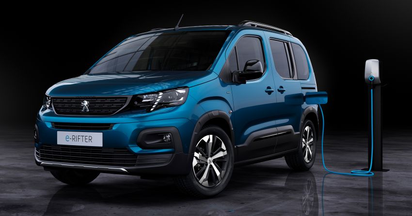 2021 Peugeot e-Rifter debuts – electric seven seater, up to 275 km of range; 4,000 litres of boot space! 1248567