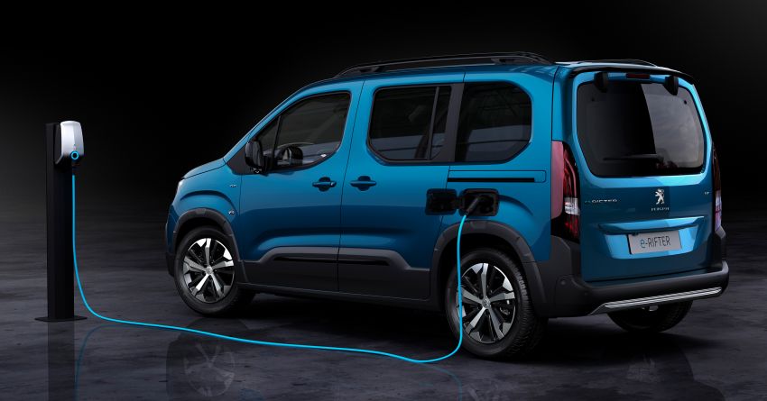 Peugeot e-Rifter 2021 diperkenalkan – tujuh-tempat duduk elektrik, jarak hingga 275 km; 4,000L ruang but 1248660