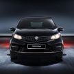 Proton Persona Black Edition launched in Malaysia – Quartz Black paint, gold accents; 500 units; RM54,700