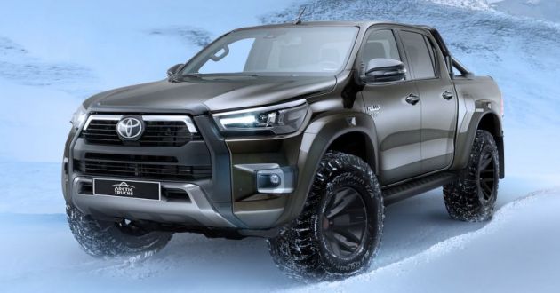 Toyota Hilux AT35 2021 diperkenalkan di UK — ubah suai kustom oleh Arctic Trucks untuk off-road ekstrim