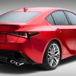 Lexus IS 500 F Sport Performance – enjin V8 5.0L 472 hp, pacuan roda belakang, 0-96 km/j dalam 4.5 saat