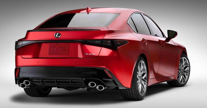 Lexus IS 500 F Sport Performance – enjin V8 5.0L 472 hp, pacuan roda belakang, 0-96 km/j dalam 4.5 saat 1252286