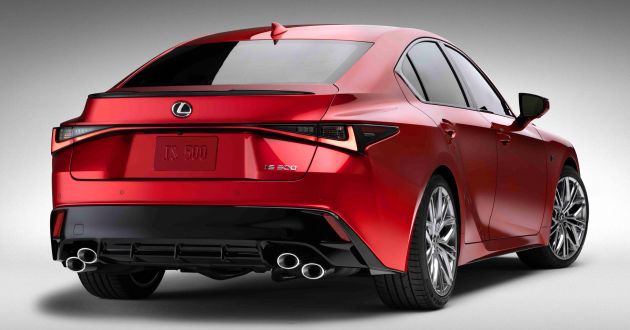 2022 Lexus IS 500 F Sport Performance revealed – sports sedan with a 5.0L NA V8; 472 hp and 535 Nm