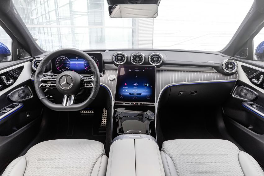 2022 W206 Mercedes-Benz C-Class debuts – tech from S-Class, MBUX, PHEV with 100 km all-electric range 1252747