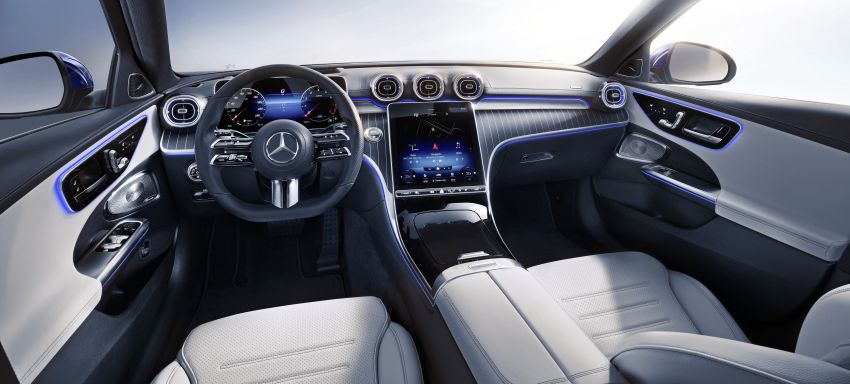 Mercedes-Benz C-Class W206 2022 dilancar, teknologi S-Class, MBUX, 4-silinder, PHEV dengan jarak 100 km 1252876
