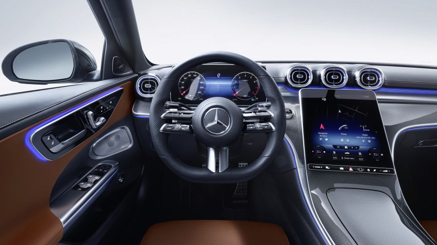 Mercedes-Benz C-Class W206 2022 dilancar, teknologi S-Class, MBUX, 4-silinder, PHEV dengan jarak 100 km 1252833