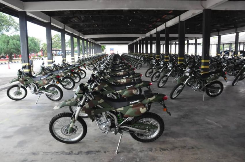 Tentera Darat Malaysia terima 180 Kawasaki KLX 250 1251163