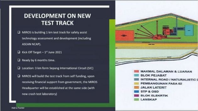 MIROS akan bina litar ujian 1 km baru di Sepang — untuk pembangunan teknologi ADAS, ASEAN NCAP