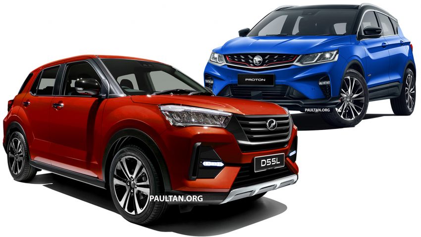 Perodua D55L SUV vs the Proton X50 and Perodua Aruz – we compare the specifications of these SUVs 1251176