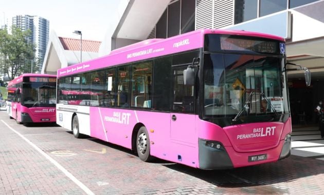 Rapid KL LRT feeder buses now in pink, 15 new routes