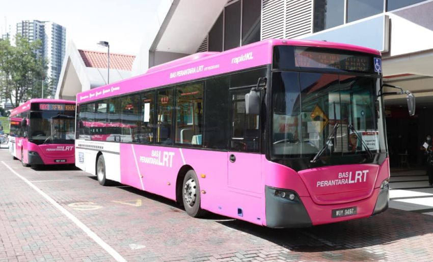 Rapid KL LRT feeder buses now in pink, 15 new routes 1251147