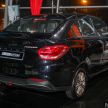 Proton Persona Black Edition launched in Malaysia – Quartz Black paint, gold accents; 500 units; RM54,700