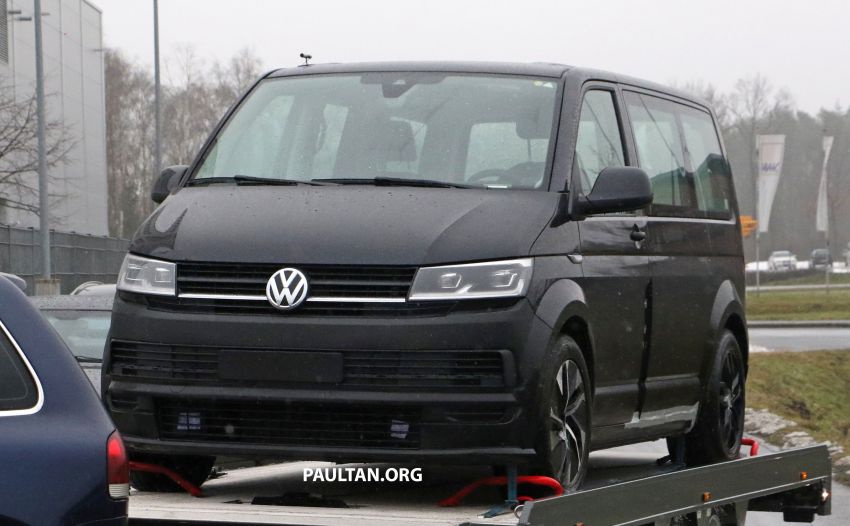 SPIED: Volkswagen ID. Buzz mule wears T6 van body 1246158