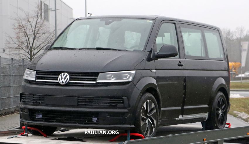 SPIED: Volkswagen ID. Buzz mule wears T6 van body 1246159