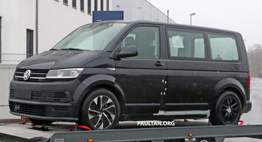SPIED: Volkswagen ID. Buzz mule wears T6 van body 1246161