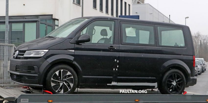 SPIED: Volkswagen ID. Buzz mule wears T6 van body 1246163