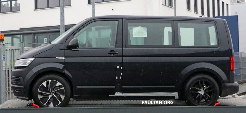 SPIED: Volkswagen ID. Buzz mule wears T6 van body 1246166