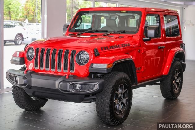 2020 Jeep Wrangler Rubicon in Malaysia - from RM378,000 for two-door;  RM388,000 for four-door 