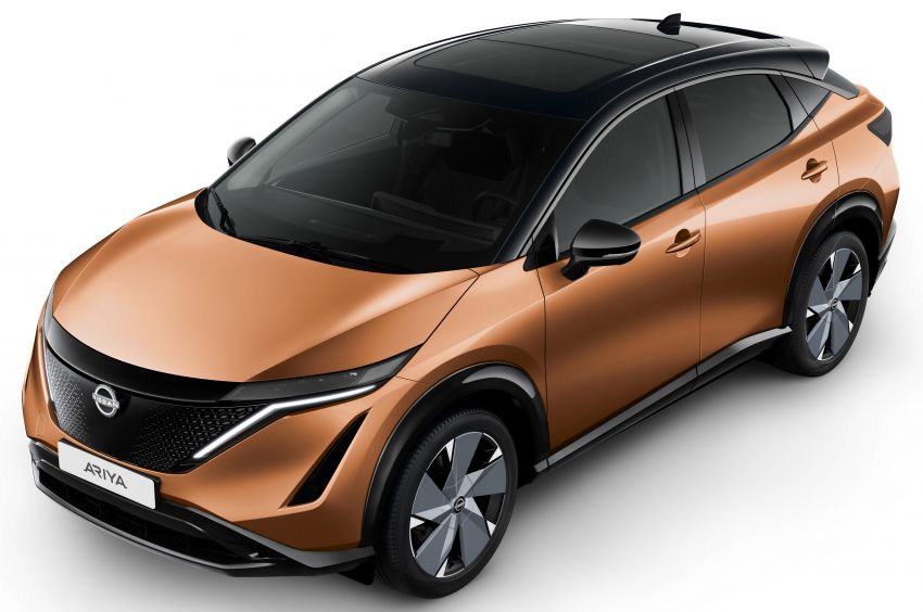 Nissan Ariya gets new Aurora Green, Akatsuki Copper colours – water-based process emits 25% less CO2 1262281