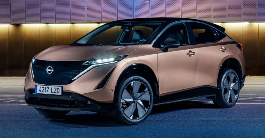 Nissan Ariya gets new Aurora Green, Akatsuki Copper colours – water-based process emits 25% less CO2 1262271